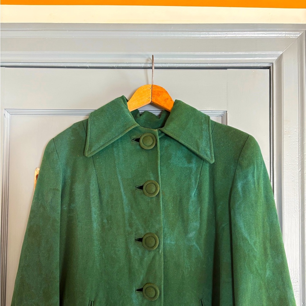 vintage 1930s deco wool filenes coat